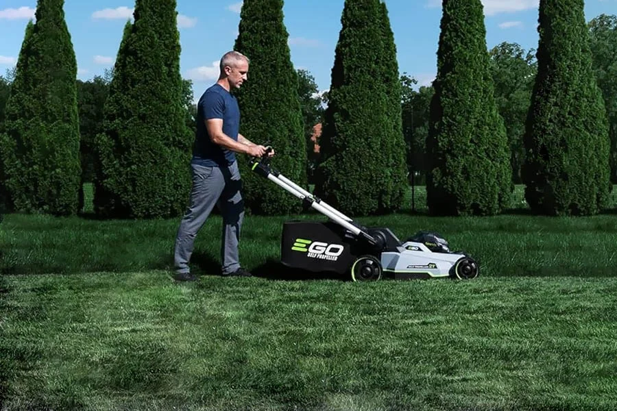 best battery mower